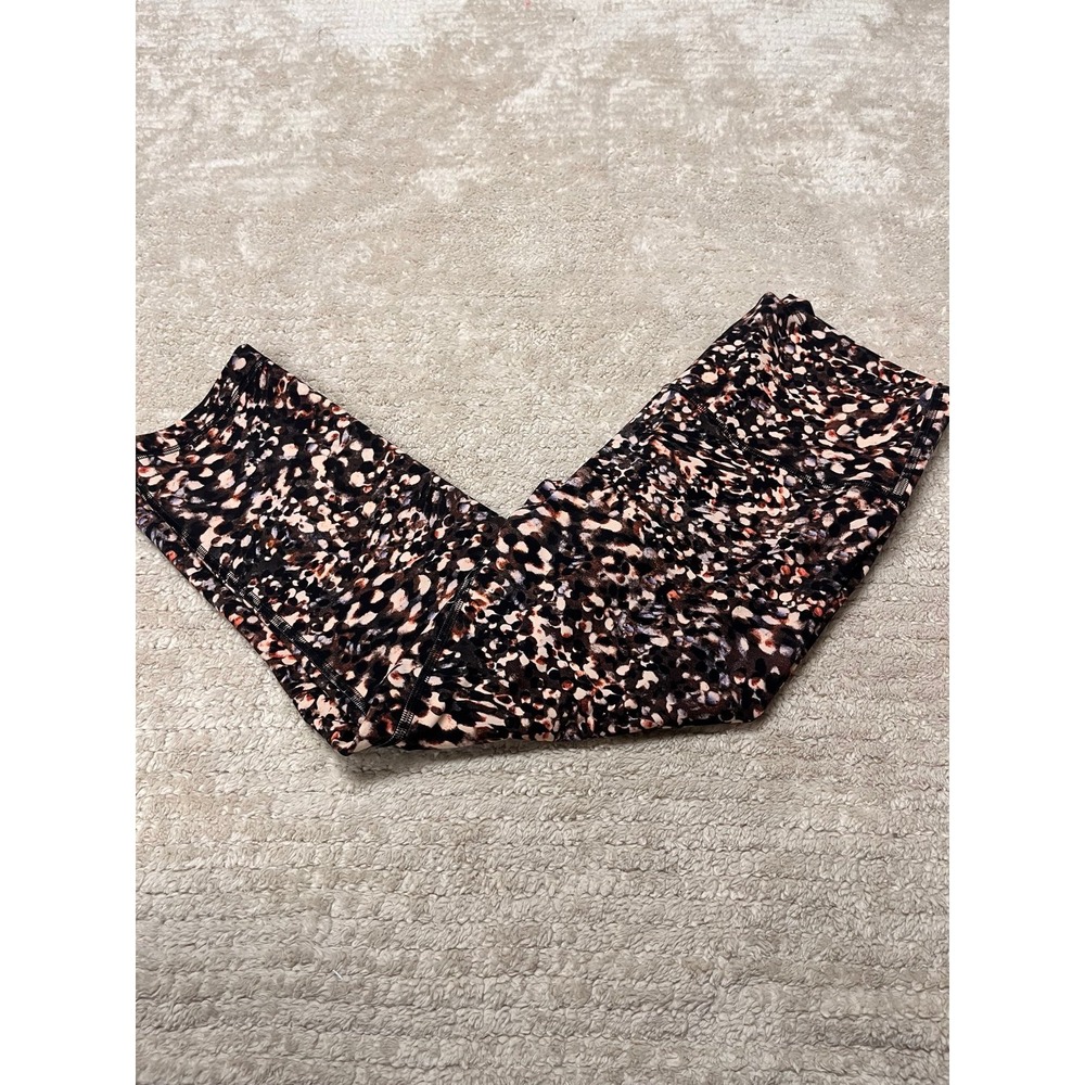 Lululemon Wunder Train High-Rise Crop 21" size 10 Color: Motion Flux Multi